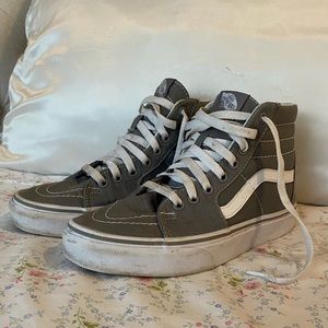 Grey High Top Vans